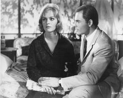 Letícia Román and John Saxon in The Evil Eye (1963)