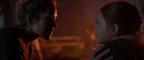 Still from The Huntress with Viva Östervall