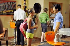 Alexandra Chando and Blair Redford in The Lying Game (2011)