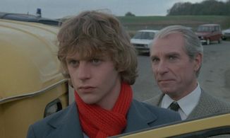 Lucas Belvaux and Jean Poiret in Cop Au Vin (1985)