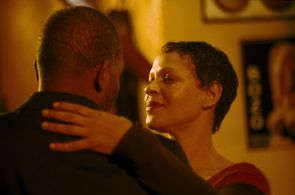 Alex Descas and Nicole Dogué in 35 Shots of Rum (2008)