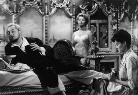 Pierre Brasseur and Nadine Tallier in The Possessors (1958)