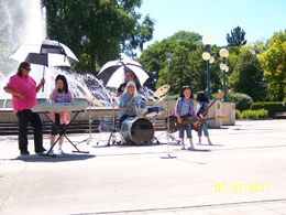 On set of McKenna shoots for the stars