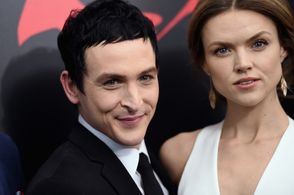 Robin Lord Taylor and Erin Richards at an event for Batman v Superman: Dawn of Justice (2016)