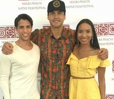 Billie D. Merritt, Martin Sensmier and Marco Fuller post screening 