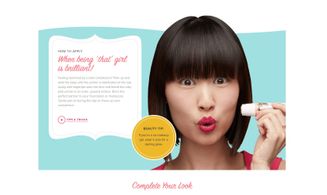 Ran Wei Benefit Cosmetics campaign.