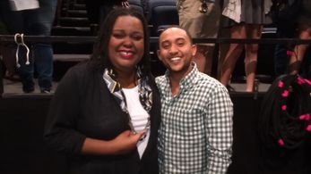 on the set Baby Daddy