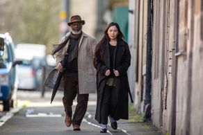 Joseph Marcell and Shin-Fei Chen in Folding (2021)