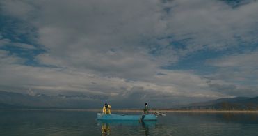 Stathis Stamoulakatos and Christos Kontogeorgis in Behind the Haystacks (2022)
