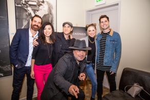 PJ King, Callie Nguyen Zelniker, Richard Zelniker, Asdru Sierra, Ciara Hanna and David Mudge Beckoned premiere