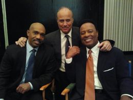 On the set of THE GAME