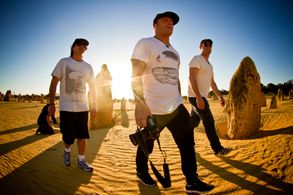 Ross Clarke-Jones and Ben Matson in Storm Surfers 3D (2012)