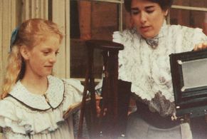 Sarah Polley and Mag Ruffman in Avonlea (1990)