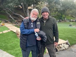 Dean Cundry (ASC) and James Rekart on location Feb 2023