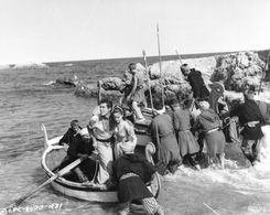 Alfred Brown, Kathryn Grant, Kerwin Mathews, and Virgilio Teixeira in The 7th Voyage of Sinbad (1958)