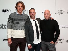 Luke Ricci and Nathaniel Greene at an event for Home + Away (2018)