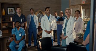 Wendy Crewson, Michelle Nolden, Joseph Pierre, Peter Mooney, Husein Madhavji, and Gregory Ambrose Calderone in Saving Ho