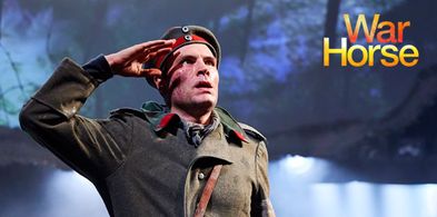 Peter Becker as 'Friedrich Müller' in the National Theatre's 'War Horse'