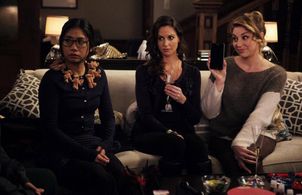 Liza Lapira, Liz Carey, and Kate Jenkinson in Super Fun Night (2013)
