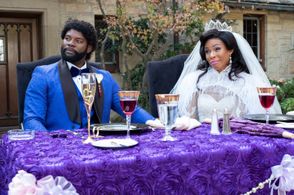 Amin Joseph and Angela Lewis in Snowfall: Celebration (2022)