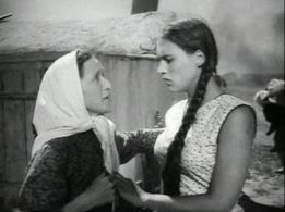 Aleksandra Denisova and Nonna Mordyukova in The Young Guard (1948)