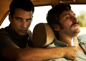 Raúl Arévalo and Jesús Castro in Marshland (2014)