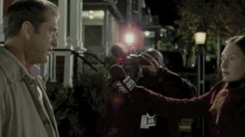 Edge of Darkness. Molly Schreiber and Mel Gibson