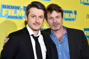 Will Stewart and Ilya Naishuller at an event for Hardcore Henry (2015)