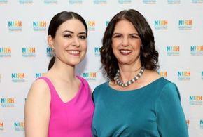 Cait Cortelyou at an event for the National Institute for Reproductive Health