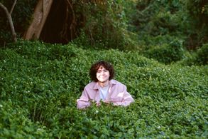 Jack Walton in the bushes