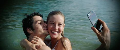 Dylan O'Brien and Charlotte Vega in American Assassin (2017)