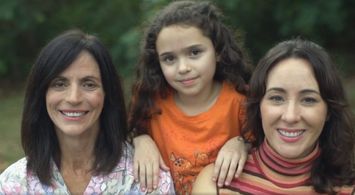 Denise Santos and Chloe Burdyck in Homicide Hunter (2011)