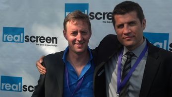 Robert Child, Frederic Lumiere at the Real Screen Awards, Santa Monica, CA 2012