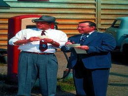 Fred Keating and Brian Taylor in Jake and the Kid (1995)