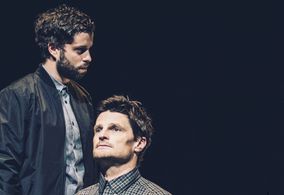 Paul Piaskowski and Bob Frazer in The Pillowman by Martin McDonagh