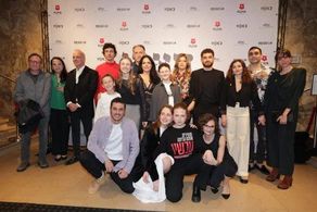 Michal Shtamler, Or Ben-Melech, Suzanna Papian, and Neta Roth at an event for HaZvi (2024)