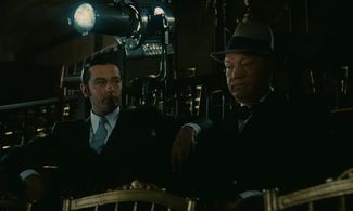 Alain Delon and Daniel Ivernel in Borsalino and Co. (1974)