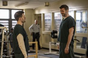 Costa Ronin and Ryan Czerwonko in The Endgame (2022)