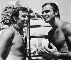 Burt Reynolds and Judd Bernard in Fade In (1973)