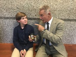 Actors Dane West & Jack Scalia on the set of ‘Chronicles of a Serial Killer’