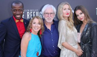 Red Carpet with l-r Errol Webber, Natalia Lazarus, Hana Wagner, Louka Amalie