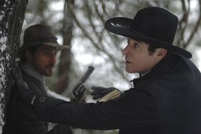 Goran Visnjic and Daniel Lissing in Timeless (2016)