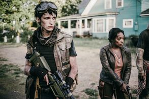 Kellita Smith and Nat Zang in Z Nation (2014)