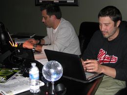 With Producer Lionel Pasamonte