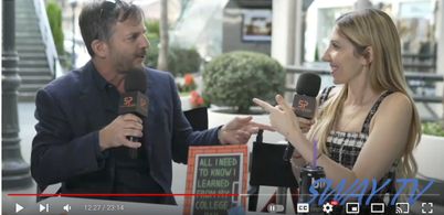 Adam Lorenzo visits Michelle Murad's Show - Discussing College Survival Manual 