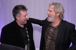 Martin Gooch and Jeff Bridges at the Santa Barbara International Film Festival