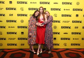 Karen Gillan, Lisa Steen, and Anna Greenfield