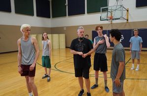 Director Rob Diamond behind the scenes on Love Everlasting with Gabriel Monroe Eckert and Lucky Blue Smith.