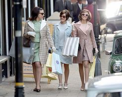 On the set of Tina & Bobby ITV 2016