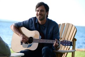 Tori Anderson and Kristopher Turner in You May Kiss the Bridesmaid (2021)